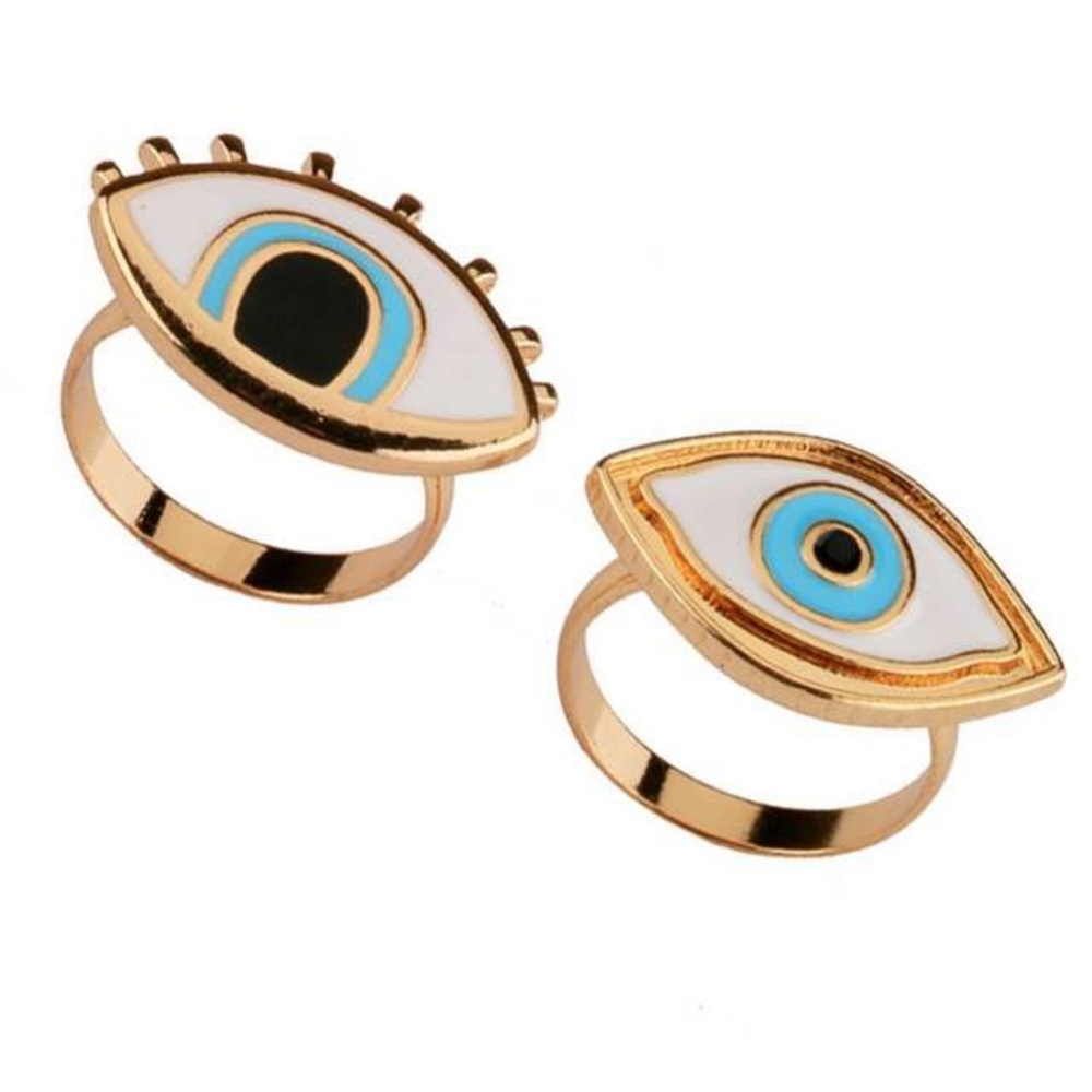 Set of Evil Eye Rings